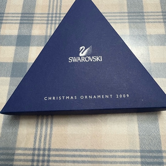 Swarovski Blue Christmas Ornament Box collectible - Picture 2 of 9
